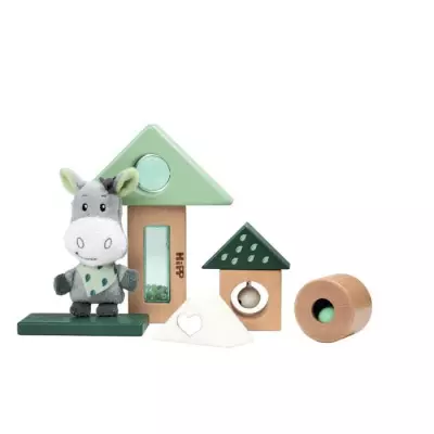 Jeu d'éveil sonore en bois Eichhorn EH Baby Hipp - Vert - Mixte - Véhicule pour circuit miniature