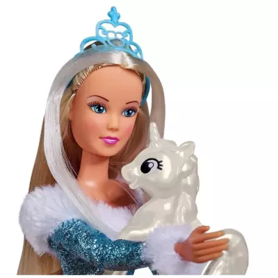 Poupée Steffi Love SILVERTORN - Patinage sur glace et robe à flocons de neige