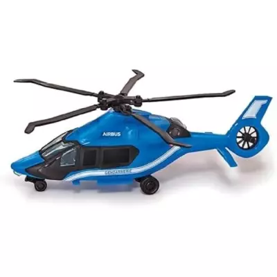 Hélicoptère Gendarmerie Airbus 23cm - Dickie - Bleu - Roues Libres - Mixte