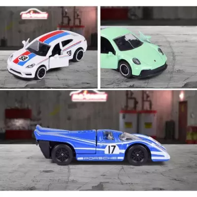 Voiture Majorette Porsche Premium - Modèle aléatoire pour enfants dès 3 ans