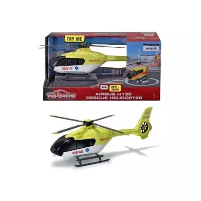 Jouet Majorette - Hélicoptère SAMU Airbus H135 - 3 Ans +