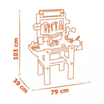 Etabli bricolo Ultimate Black and Decker - 95 accessoires - Voiture à construire
