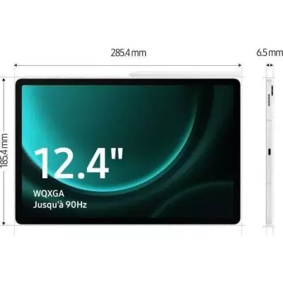 Tablette Samsung Galaxy Tab S9 FE+ 12,4 5G 256Go Anthracite - Superbe tablette tactile