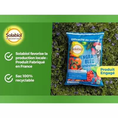 Engrais bleu SOLABIOL - Formule SOBLEU4 - 4 kg