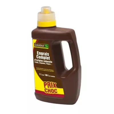 Engrais complet liquide 1L Solabiol - Agriculture Biologique