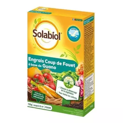 Engrais Guano SOLABIOL SOGUA750N 750g - Stimule la Végétation