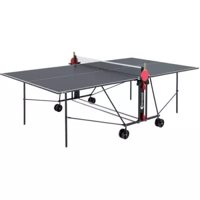 SPONETA Table Ping Pong Compacte Extérieur Gris & Noir
