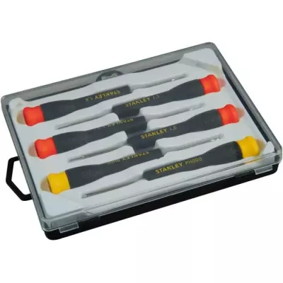 Jeu de 6 Micro Tournevis Stanley - Made in France