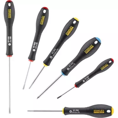 Ensemble de 6 Tournevis de Précision - STANLEY FATMAX - Made in France