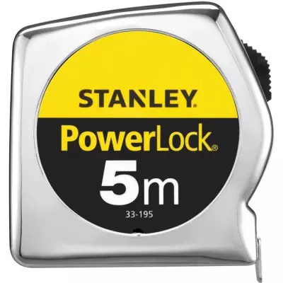 Mètre ruban STANLEY Powerlock Classic ABS - 5 m x 25 mm