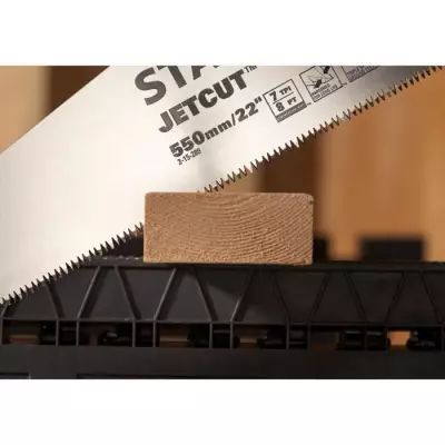 Scie égoïne bois Jetcut coupe STANLEY - Fabriquée en France