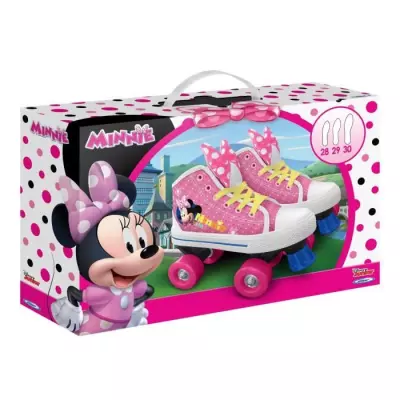 Patins à roulettes Quad Disney Minnie - Taille 28 - Fille - Roues PVC