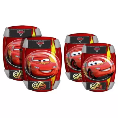 Ensemble de protection STAMP Cars pour enfant - Rouge