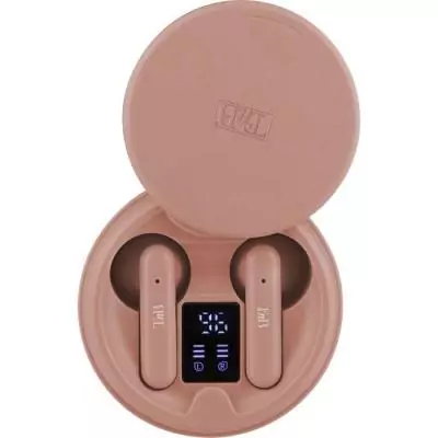 Ecouteurs sans fil TWS - T'nb - Shiny 2 - Boîtier de charge inclus - Bluetooth - Autonomie 20h - Contrôle tactile - Rose