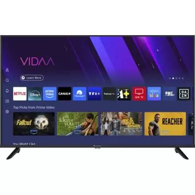 CONTINENTAL EDISON - CELED43SVQLD26B7 - TV LED UHD QLED 43“ (110 cm) - 3xHDMI, 2xUSB - Noir