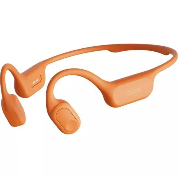 Écouteurs a conduction osseuse sans fil - D-JIX - TRITON 600 - Bluetooth + MP3 - 32 Go - Autonomie 2h15 - Orange