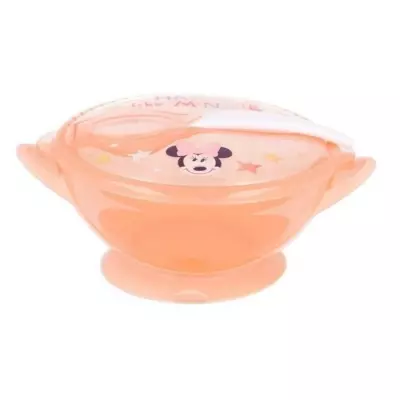 Bol bébé Disney avec ventouse et cuillère - Pratique et coloré