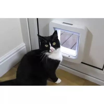 Chatière à puce électronique SUREFLAP Grande - Blanc - 178 mm x 170 mm