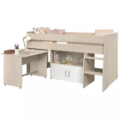 Lit combiné enfant Parisot ZOLA 90x200 cm - Design moderne - Fabriqué en France