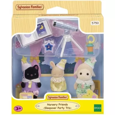 SYLVANIAN FAMILIES 5750 - Trio bébés pyjama party: figurines miniatures. SYLVANIAN FAMILIES 5750 - Trio bébés pyjama party: figurines miniatures.