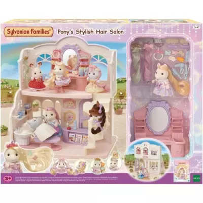 Salon de coiffure des poneys SYLVANIAN FAMILIES - Accessoires inclus
