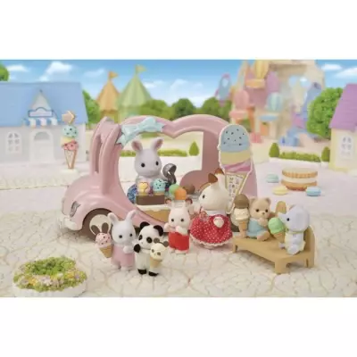 Le marchand de glace ambulant - SYLVANIAN FAMILIES - 5651 - Rose