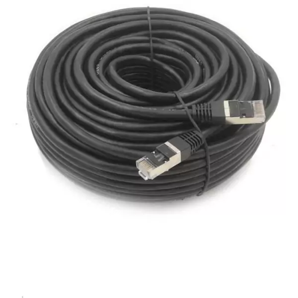 Câble RJ45 - LINEAIRE - PCC6FNJ - Cat.6 - Blindé - F/UTP - Noir - 20m