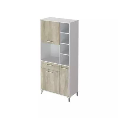 Buffet de cuisine 80cm chêne - Compact et pratique