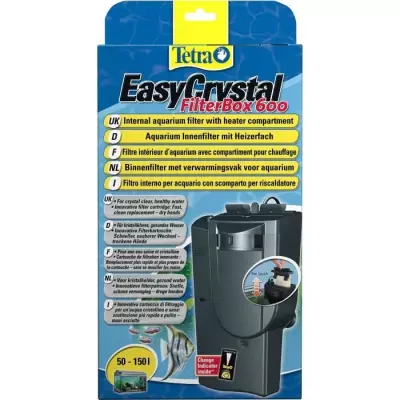 Filtre intérieur TETRA EasyCrystal 600 l/h pour aquariums de 50 à 150L