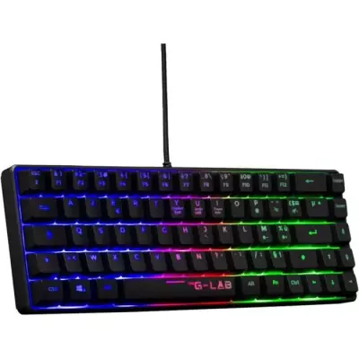 Clavier Gamer Compact 60% - The G-Lab KEYZ HYDROGEN