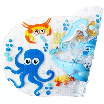 Tapis de bain ThermoBaby - Motifs animaux marins
