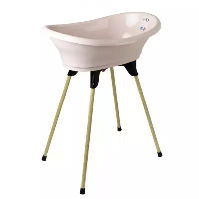 Ensemble baignoire Vasco rose poudré : pratique et responsable!