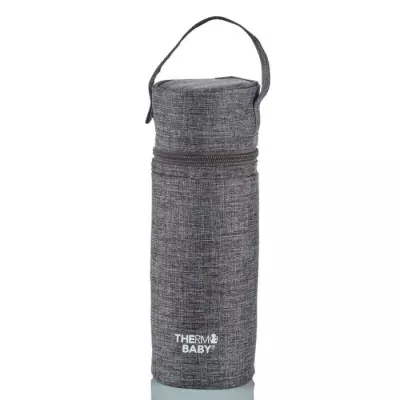 Porte biberon isotherme THERMOBABY - gris chiné
