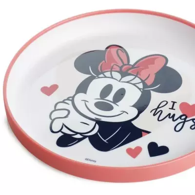 Pack repas Minnie 2ème âge - 3 Assiettes + Gobelet + Cuillère