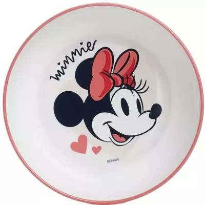 Pack repas Minnie 2ème âge - 3 Assiettes + Gobelet + Cuillère