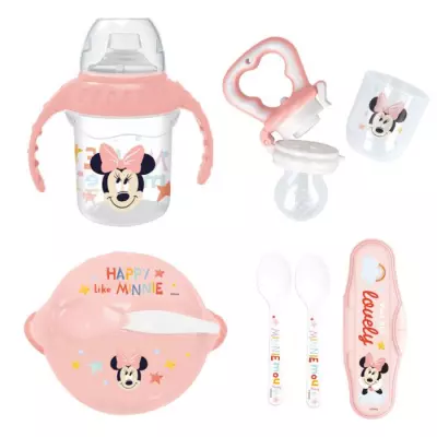 Pack repas 1er âge THERMOBABY MINNIE - Vaisselle complète