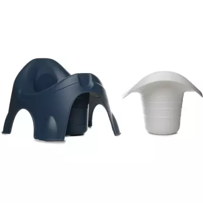 Pot ThermoBaby Ideo Bleu avec écuelle amovible et robuste