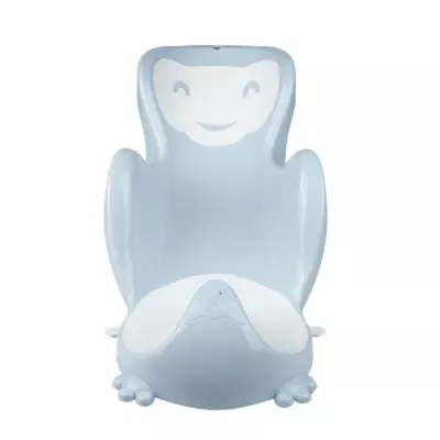 Transat de bain bébé Babycoon - Fleur bleue - Fabriqué en France