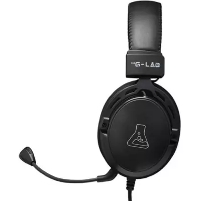 Casque Gamer Filaire THE G-LAB KORP TITANIUM - Noir 
