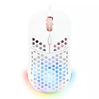 Souris Gamer filaire - The G-Lab - KULT-OXYGEN - RGB - 12800 DPI - Blanc
