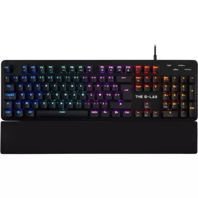 Clavier Gamer KEYZ CARBON E - Switch Bleu - Rainbow - Filaire - Azerty