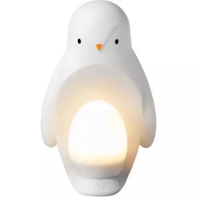 Veilleuse Pingouin 2-en-1 Nomade avec Luminosité Réglable