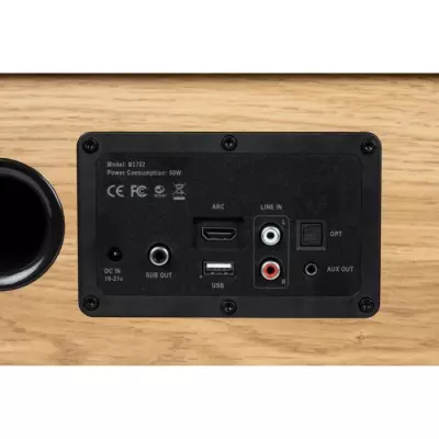 Enceinte Bluetooth Thomson WS702 150W Bois RCA USB AUX-IN TV Audio