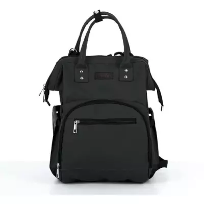 Sac à langer TINEO CLASSIQUE - Style sac à dos imperméable - Noir