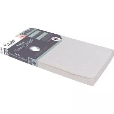 Matelas Thermo confort 60x120x10 cm - Blanc - TINEO