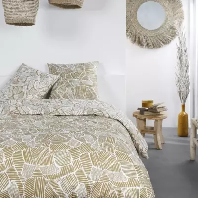 Parure de lit zip TODAY Mawira - 2 pers. - Coton 260x240cm