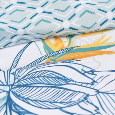 Parure de lit TODAY Sunshine - Motifs floraux - 260x240cm