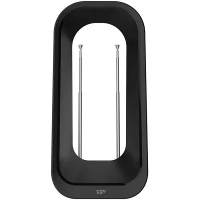 Antenne TV intérieure amplifée - CGV - AN-Rise - Réception VHF/UHF - Alimentation secteur - Compatible TNT