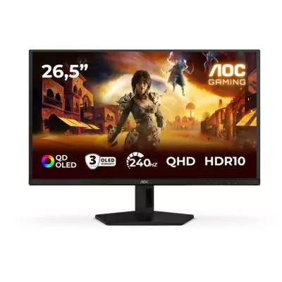 Ecran PC Gamer - AOC - 27'' - QHD - 240Hz - Dalle QD-OLED - 0,03ms - Q27G41ZDF