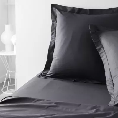 Housse de coussin Maison Lefebvre 63x63 + Oxford 5 cm - 100% coton bio